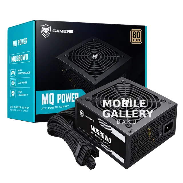 Gamers MQ580WD 80+ Gaming Power Supply