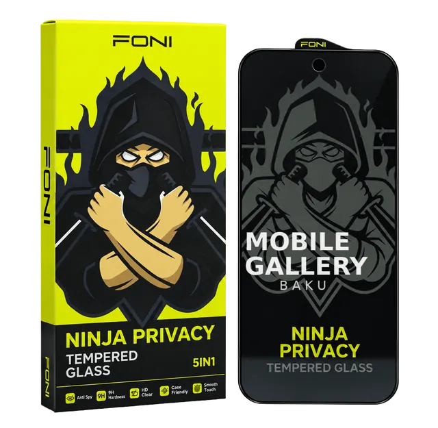 Foni Ninja Privacy Tempered Glass