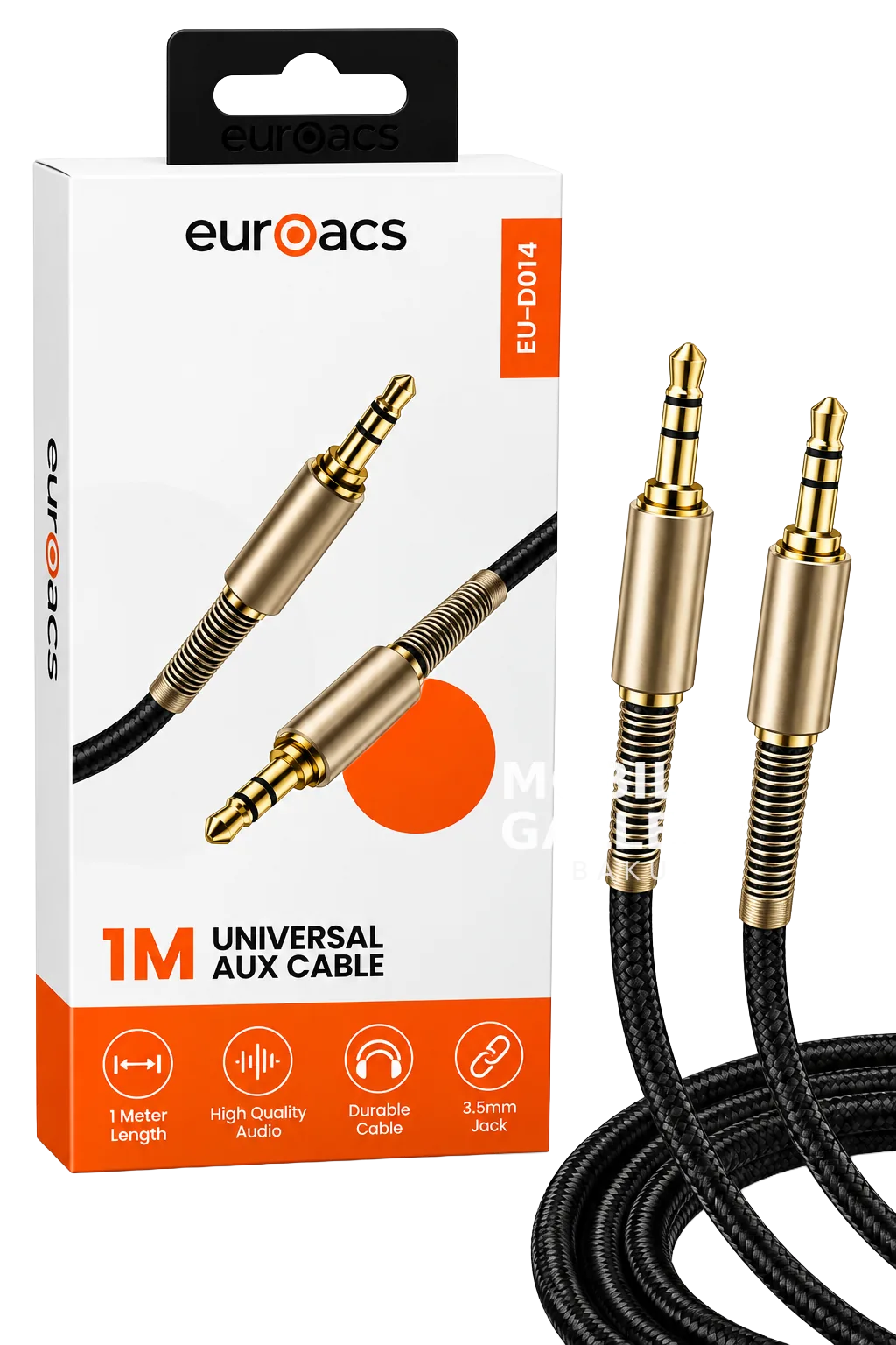 Euroacs Aux Cable Universal 1M