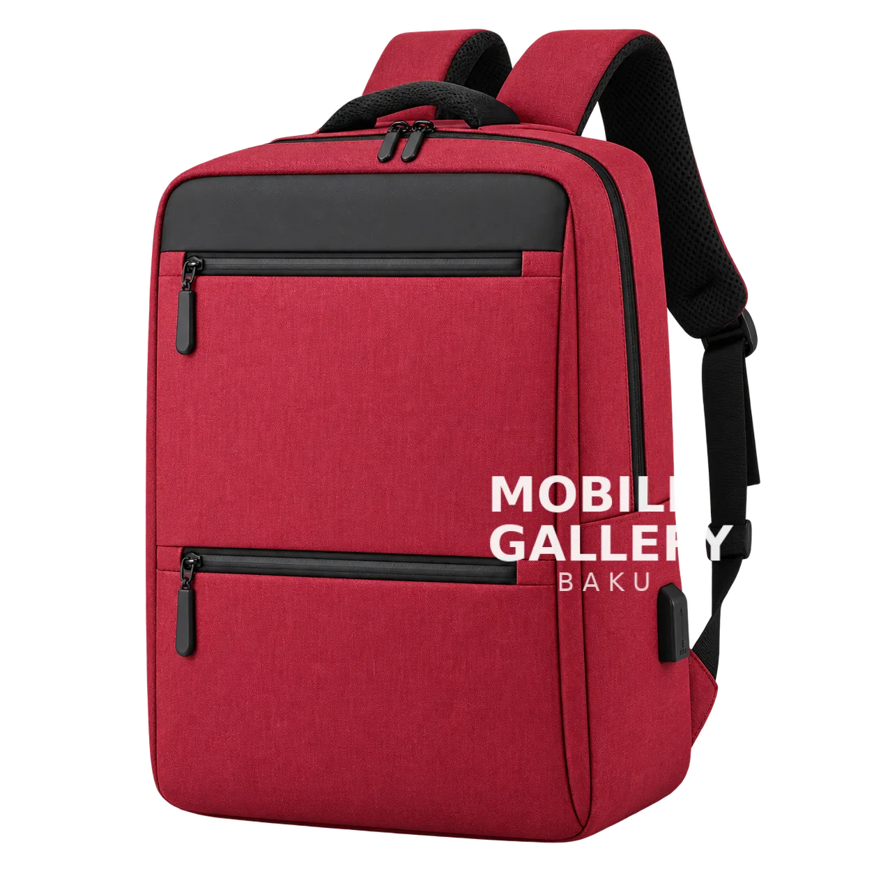 Çanta 20031 Backpack Powerbank Support Red
