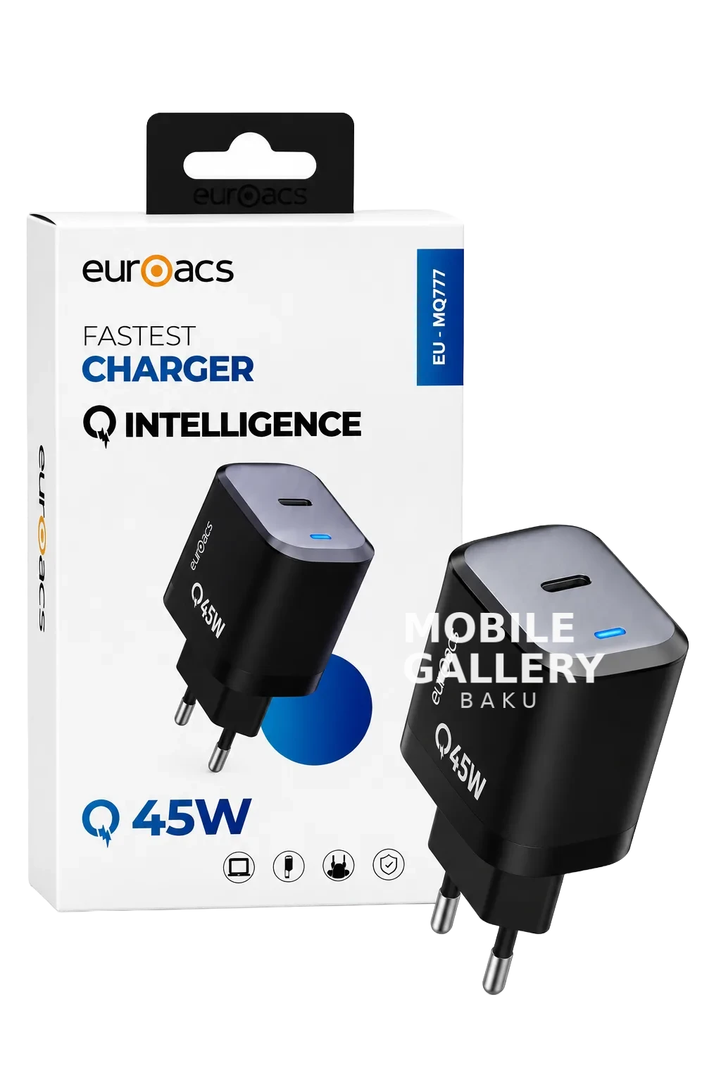 Euroacs 45W Fastest Charger Intelligence