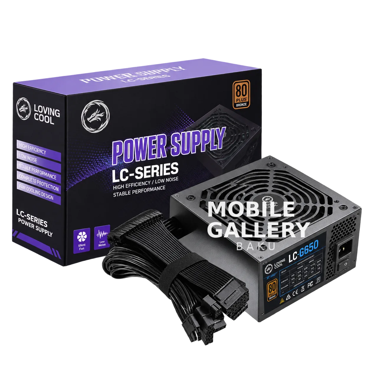 LovingCool LC-G650 650W 80+ Bronze Power Supply