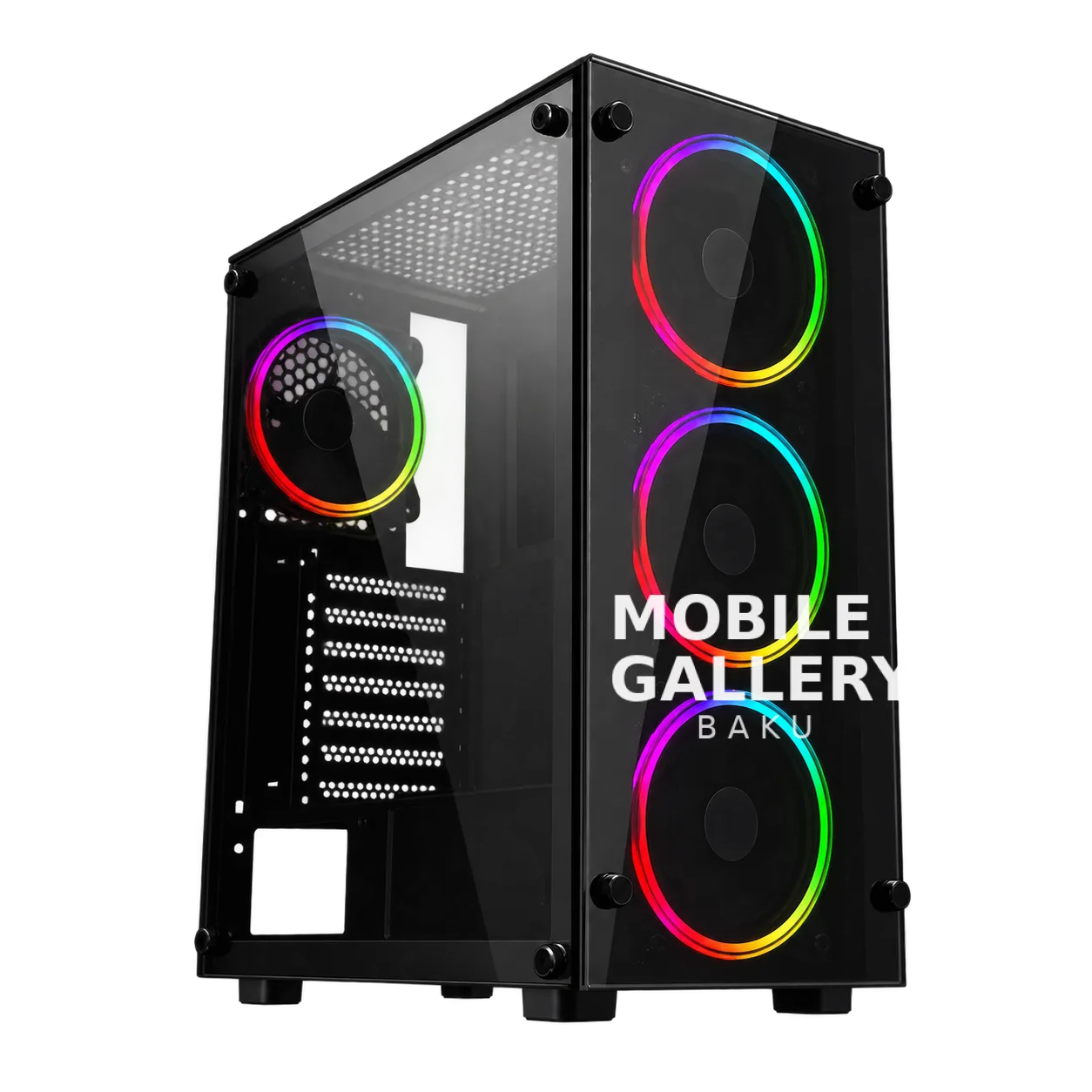 Keytech T850 ATX Gaming Case Black