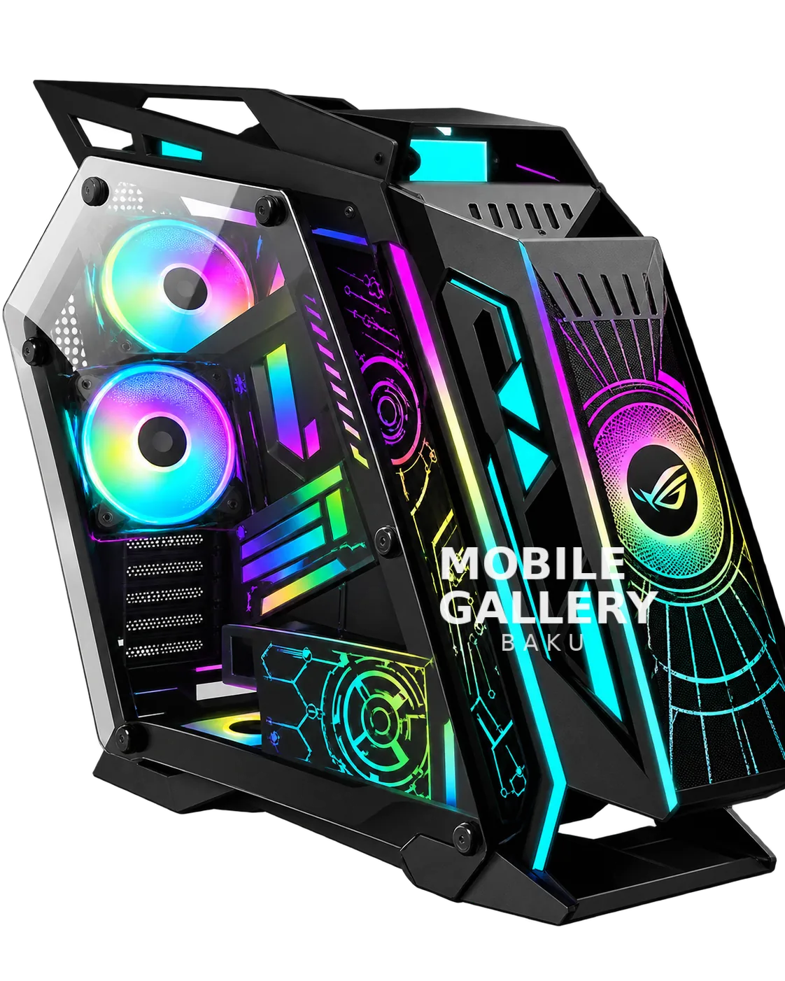 LC-68S+ ROG Style M-ATX Gaming Case Black