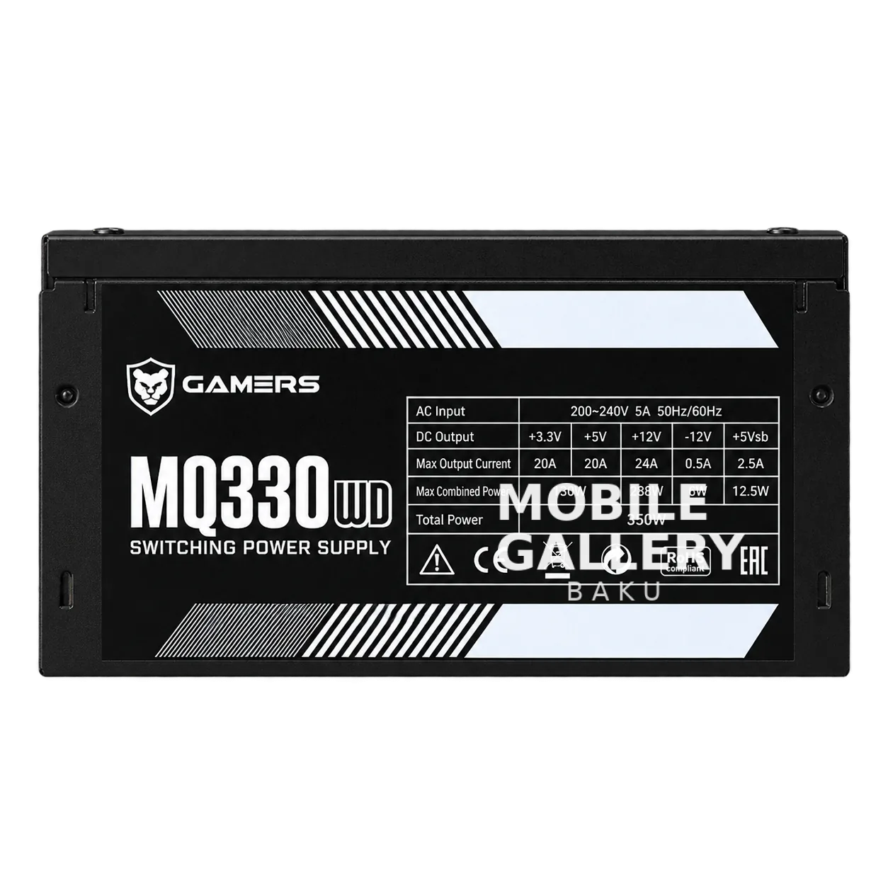 Gamers MQ330WD Power Supply