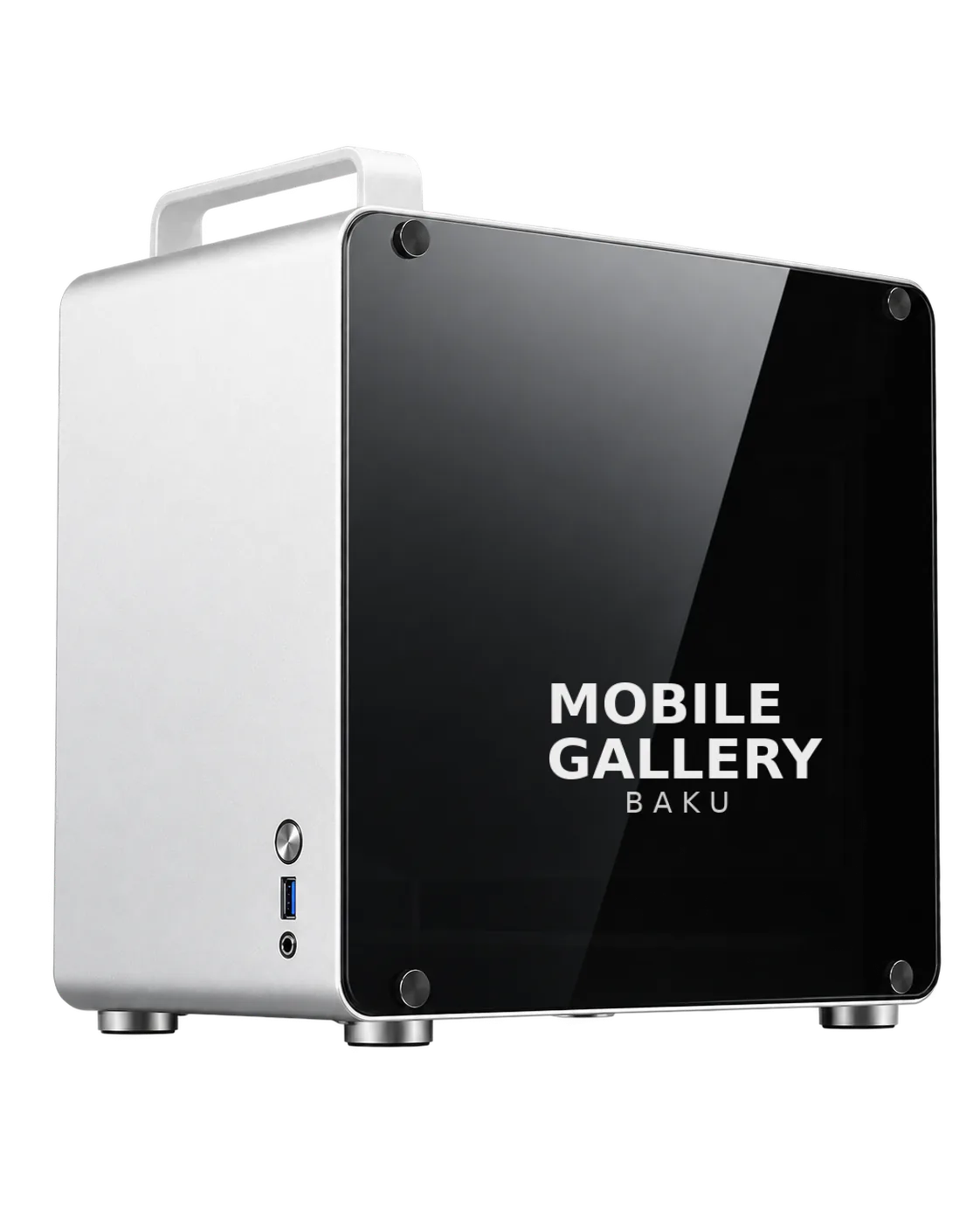 F3 Silver M-ATX Gaming Case