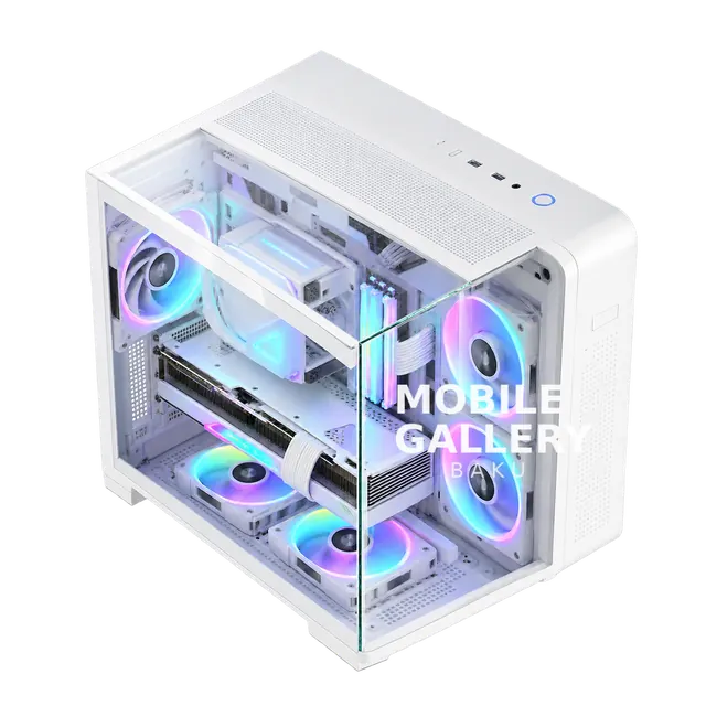 WJCoolman Wentian Mini Aquarium Case White