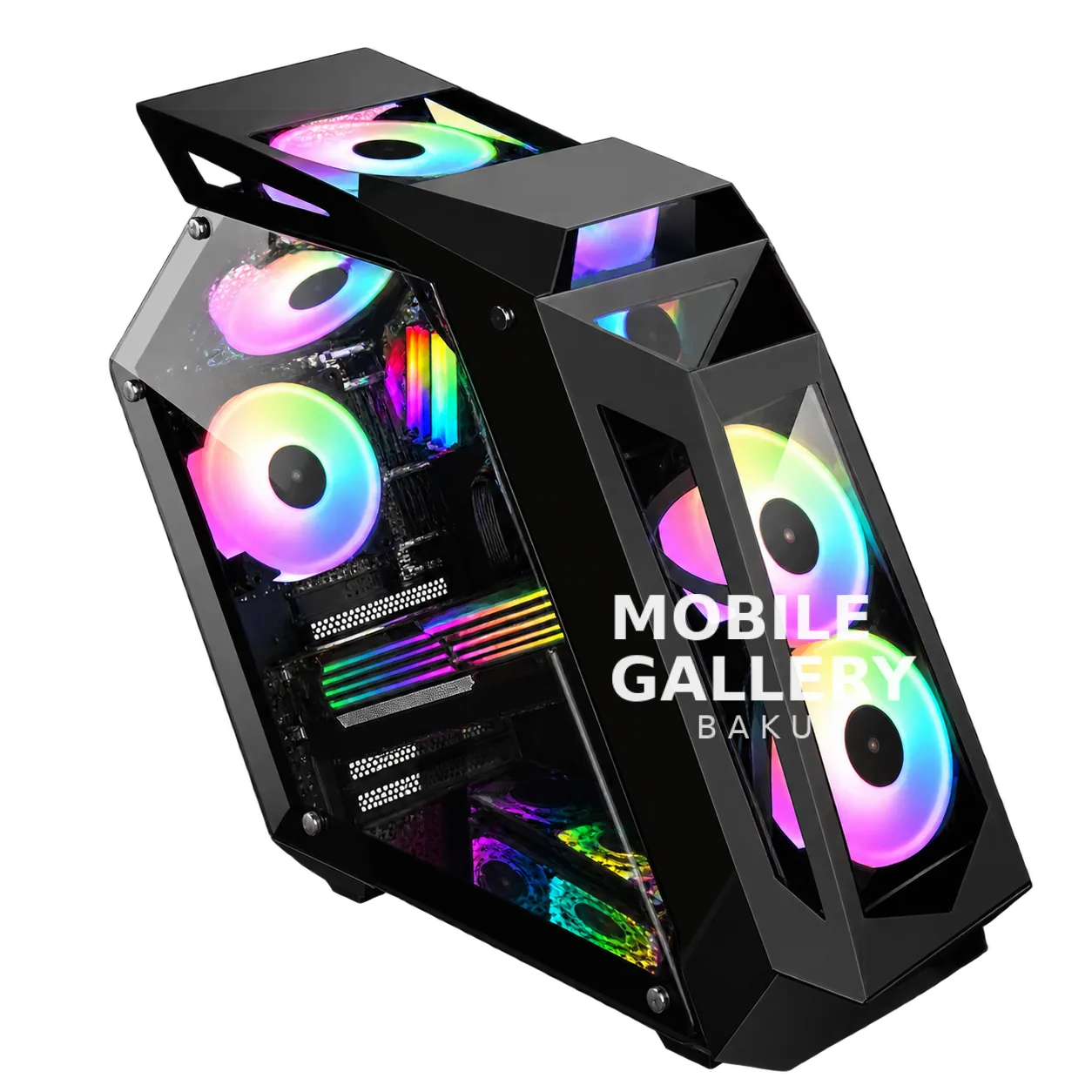 LC-68 Black M-ATX Gaming Case