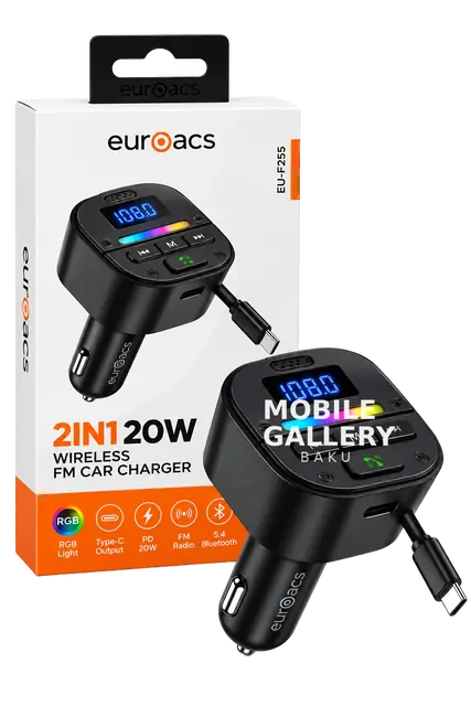Euracs 2in1 20W Wireless Car Charger