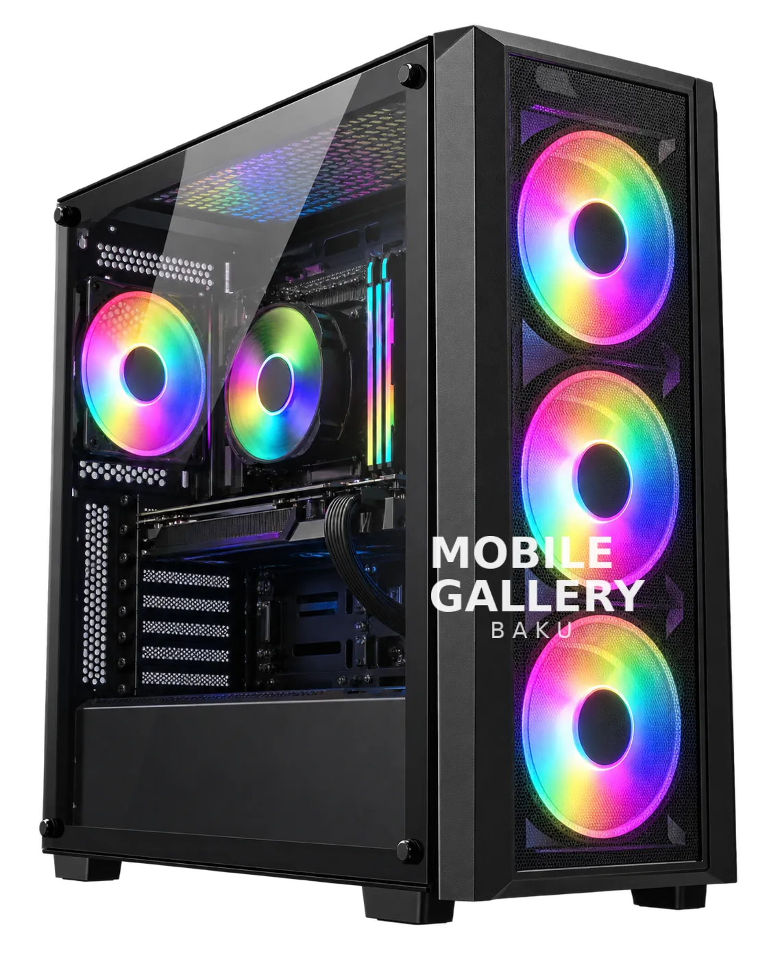 Ruix Diamond ATX Gaming Case Black
