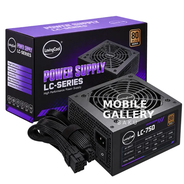 LovingCool LC-750 750W 80+ Bronze Power Supply