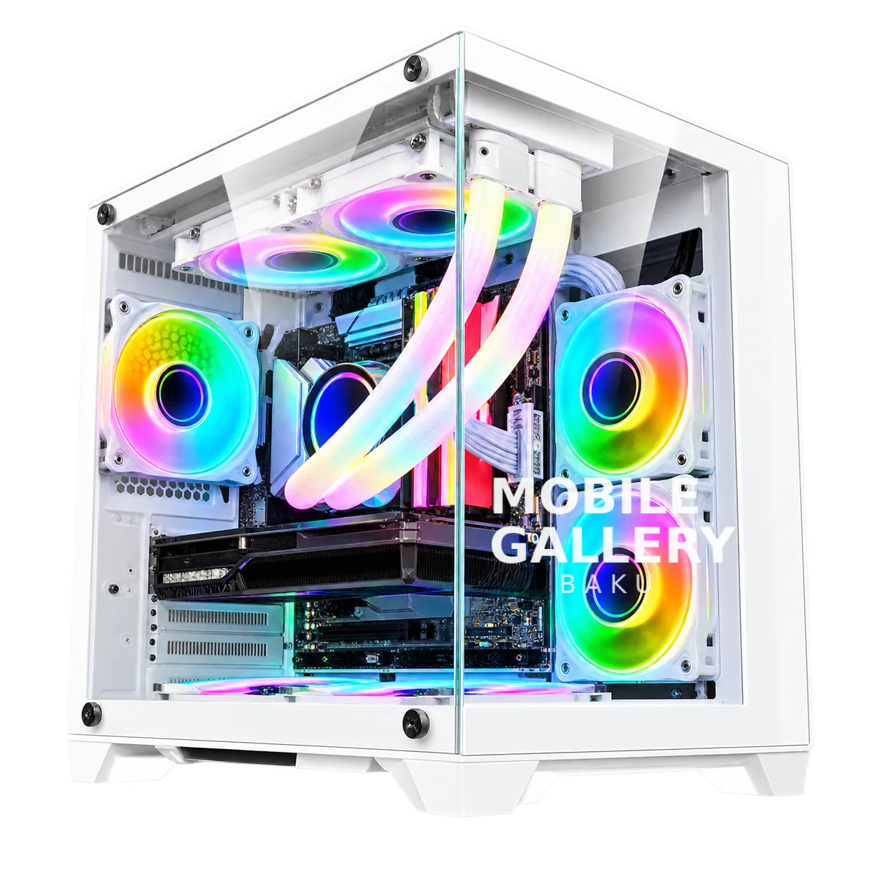 LC-10 M-ATX Aquarium Case White
