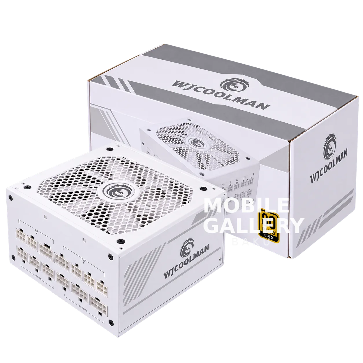 WJCoolman G1 850W 80+ Gold Power Supply White