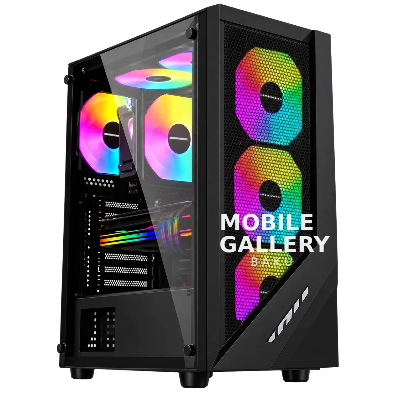 Air Cold ATX Gaming Case Black