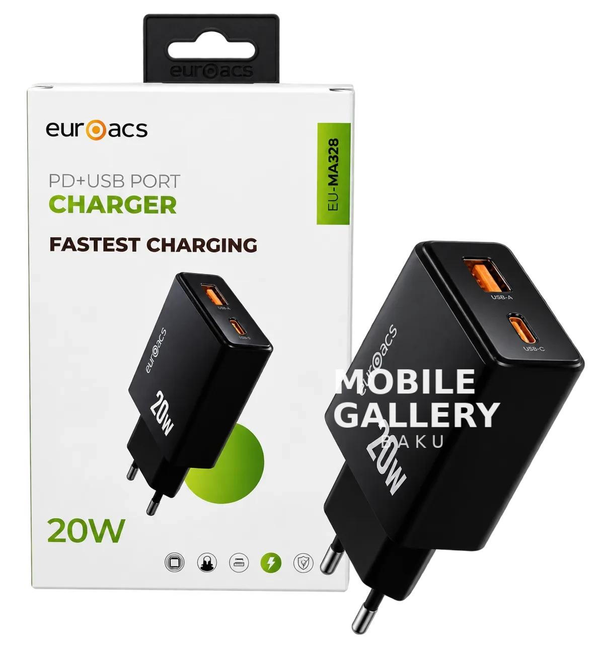 Euroacs Pd+Usb Port Charger