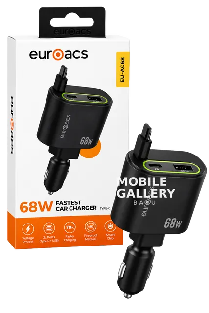 Euroacs 68W Car Charger