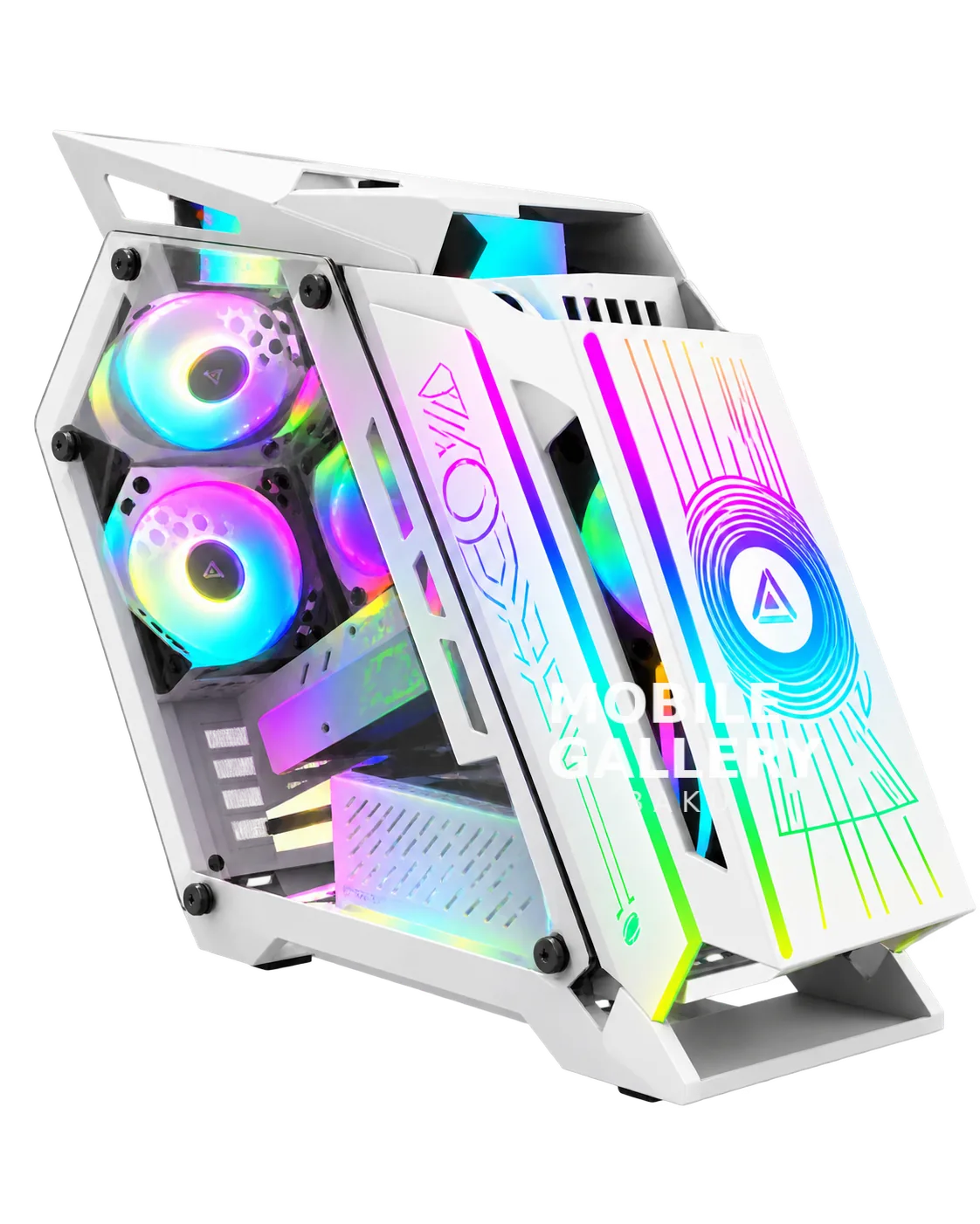 LC-68S+ ROG Style M-ATX Gaming Case White