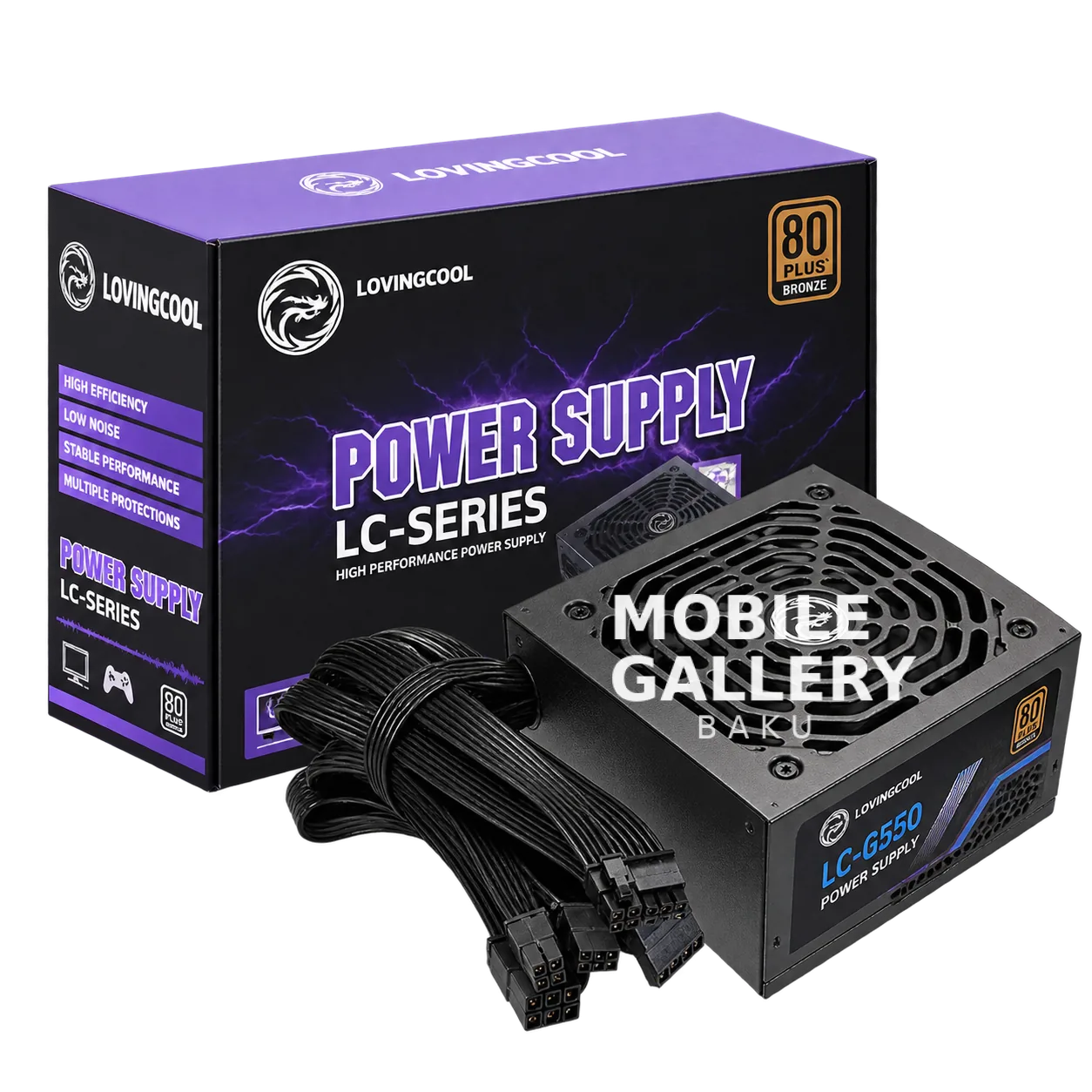 LovingCool LC-G550 550W 80+ Bronze Power Supply