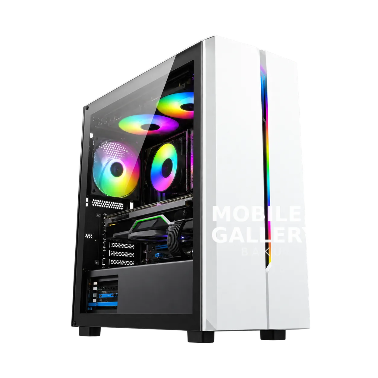 Ruix Punk M-ATX Gaming Case White