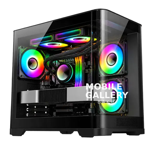 HY TY M-ATX Aquarium Case Black