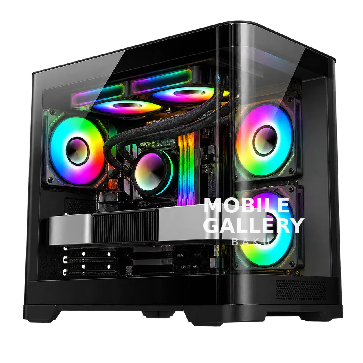 HY TY M-ATX Aquarium Case Black