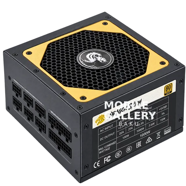 Dragon Storm 1000W 80+ Gold Power Supply
