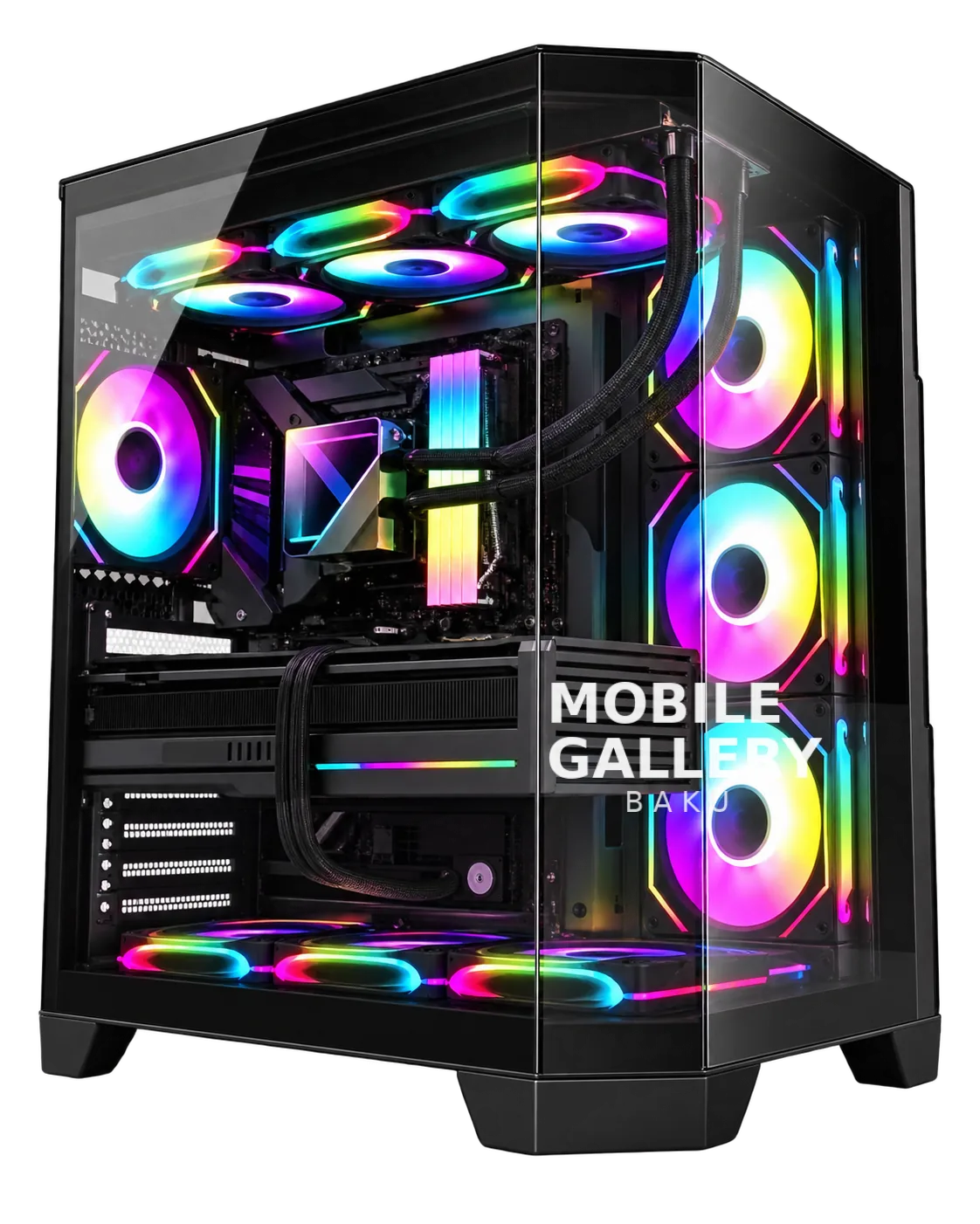 Ruix Ultra Pro OV303 Aquarium ATX Case Black