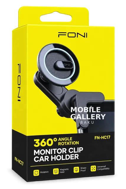 Foni Monitor Clip Car Holder